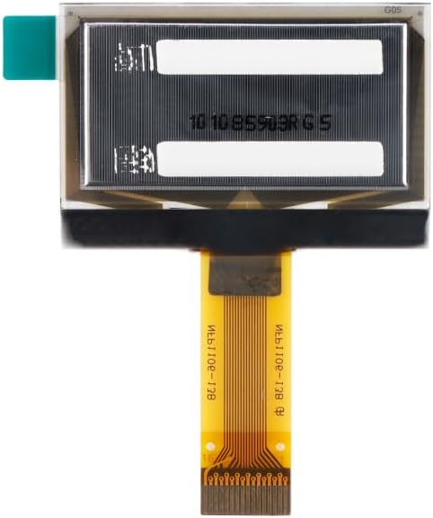 JESSINIE 2pcs 1.3" 128x64 SH1106 I2C White Blue OLED Display LCD Screen, Driver, SPI Interface, for DIY Projects