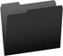 Pendaflex File Folders, Letter Size, 1/3-Cut Tab, Black, 100 Per Box for Documents