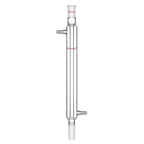 StonyLab Borosilicate Glass Liebig Condenser, 300 mm Jacket Length