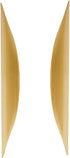 SANCHAKOU Brass Cabinet Knobs 2 Pack Shoe Cabinet Door Drawer Single Hole Brass