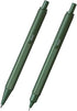 RHODIA SCRIPT cf9397 Mechanical Pencil, 0.5 mm, Sage, Hex Shaft, Aluminum Body, Anodized Finish