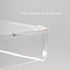 MEI YI TIAN Gold Sticky Notes Holder, Clear Acrylic Memo Note Cube Dispenser 3.5x3.3 for Office Desk Accessories