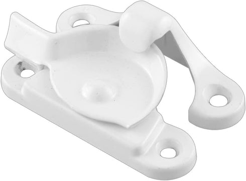 Prime-Line F 2620 Diecast Cam Action Window Sash Lock, White, with Alignment Lugs, Mounting Holes 1-3/4 In.
