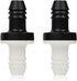 3/8" 10mm Inline Vacuum Barbed Check Valve - 1Pcs/2Pcs/5Pcs ABS One Way Water Non-Return Breather Valve