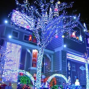 2 Pack 40FT 120LED Dazzle Bright Fairy Lights Battery Operated, Total Silver Wire Waterproof Battery Operated String