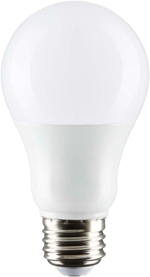 Satco 8.8-Watt LED E26 Light Bulb, 4000K, 25000 Hour Rating, Dimmable, White