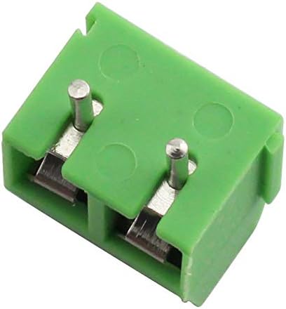 Tegg 20 PCS 5mm 2 Pin Screw Terminal Block Connector PCB Mount for Arduino, 300V 10A