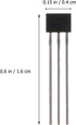 ULTECHNOVO Metal Detectors Linear Hall Effect Sensors 49E OH49E SS49E S49E TO-92 for Electric Vehicle Repair