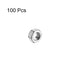 uxcell Hex Nuts, M5x0.8mm Metric Coarse Thread Hexagon Nut, Stainless Steel 304, Pack of 100