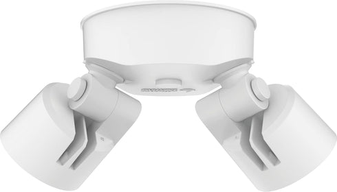2-Light 4000K 2RH 40K 120 M2) Lithonia Lighting HomeGuard LED Outdoor Flood Lights, Wall or Ceiling Mount Outdoor