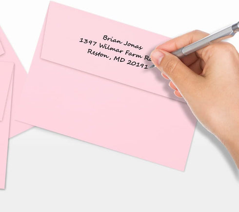 LUXPAPER A7 Invitation Envelopes - 5 x 7 Cards - 80 lb. Candy Pink - 250 Pack