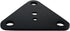 JCBIZ 2PCS Triangular Plate Reinforced Flat Corner Bracket Furniture Fixing Angle Iron Repair Plate Metal Flat Corner