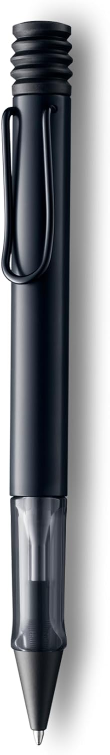 Lamy AL-star Ballpoint Pen - Lightweight Aluminum Luxury Pen with Metal Clip, Black Ink, Refill, Transparent Grip