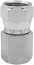 (2-Pack) 6506-06-08 Hydraulic Hose Adapter Fitting, 3/8" Female x 1/2" Female JIC