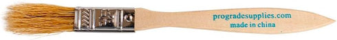 Pro Grade Chip Paint Brushes, 24 Ea 1/2 Inch Light Brown Chip Paint Brush