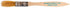 Pro Grade Chip Paint Brushes, 24 Ea 1/2 Inch Light Brown Chip Paint Brush
