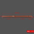 2PCS/Lot Door(298mm Full Extension Side Mount Cabinet Runners Glides Plastic Slide Rail Guide Bedside Cabinet Wardrobe