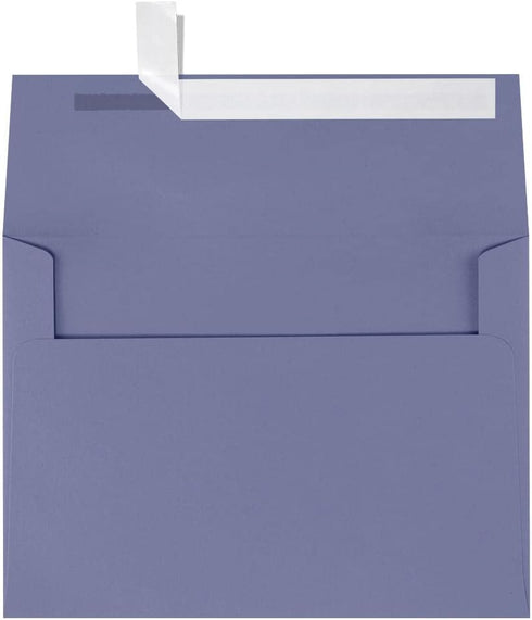 JAM PAPER A7 Premium Invitation Envelopes with Peel and Seal Closure - 5 1/4 x 7 1/4 - Dark Purple - 50/Pack