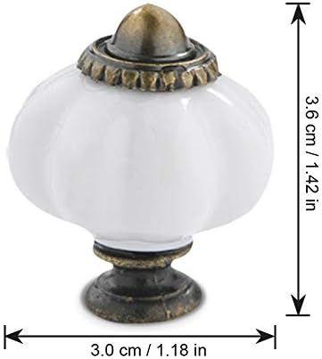 Generic 3x3.6x3.6cm Southst Retro Style Drawer Knob Cabinet Bedside Cupboard Furniture Door Pull Handle - (Color: