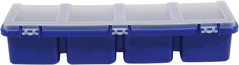 Generic Small Parts Storage Organizer with Lid Stackable Hardware Nail and Screw Organizer Divider Garage Craft Tools