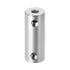 uxcell 1/8 inch to 1/8 inch Bore Rigid Coupling Set Screw L26XD10 Aluminum Alloy,Shaft Coupler Connector,Motor Accessories