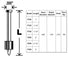 1-1/2" Powder Actuated Fasteners, .300 Head Diameter Drive Pin with Red Flute, 100pcs/pack