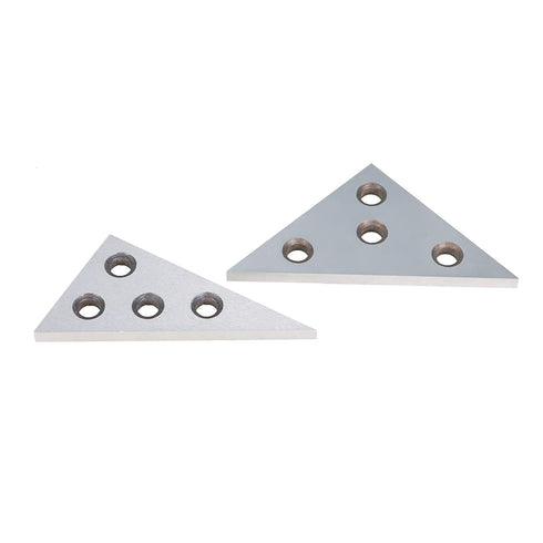 30-60-90 Degree & 45-45-90 Degree 2-Pack Angle Blocks Set for Precision Machinist Measurement