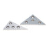 30-60-90 Degree & 45-45-90 Degree 2-Pack Angle Blocks Set for Precision Machinist Measurement