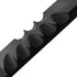 Cool Hand 2 pcs G10 Knife Handle Scales Slabs, Custom DIY Tool Material for Knives Making Blanks, All Black