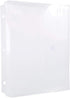 Filexec Poly Envelope, Letter Size, Side-Load, Clear (Pack of 12), 3-Hole Punched with Hook & Loop Fastener