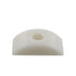 JCBIZ 20pcs Half Moon Nuts, 1.18" White Nylon M6 Washer Spacer Furniture Hardware Accessories