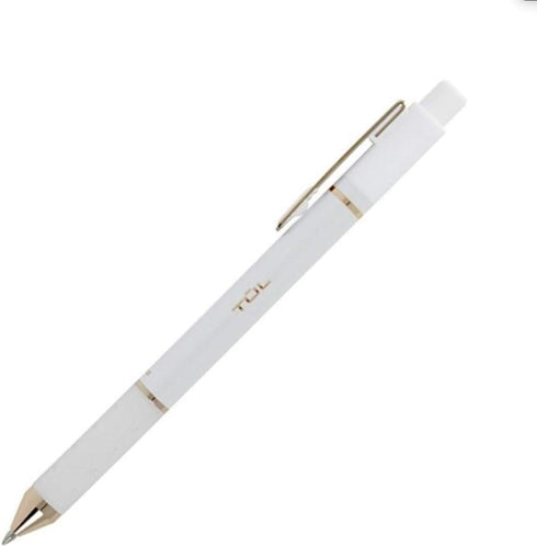 TUL Limited Edition Retractable Gel Pens, Sunset Shades, Medium Point, 0.7 mm, Pearl White Barrel, Blue Ink, Pack of 4