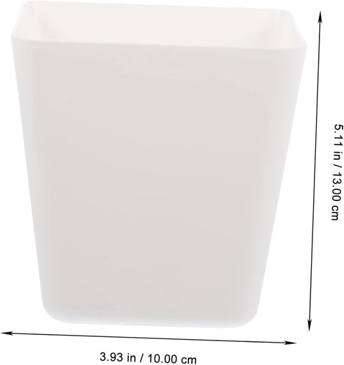 5pcs Cabilock Wall-mounted Hanging Cup Holder Sturdy Plastic Storage Baskets for Rolling Cart Versatile Utility