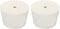 MECCANIXITY Rubber Tapered Plug 45mm to 56mm with 8mm Hole, Test Tubes Bungs Stopper for Lab Home, 2 Pieces
