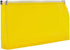 JAM PAPER Plastic Envelopes with Zip Closure, #10 Booklet Wallet, Yellow, 12/Pack