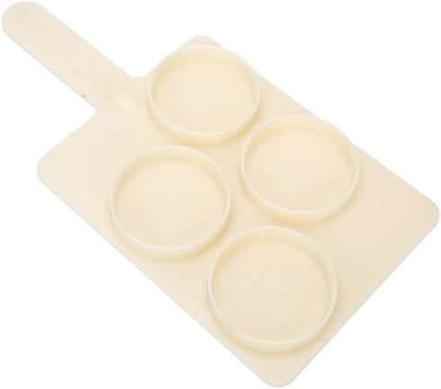 HLMP47B ABS Milk Sampling Tray, 11.02x5.51x0.59inch, for Cattle Farm Laboratory Mastitis Test Board