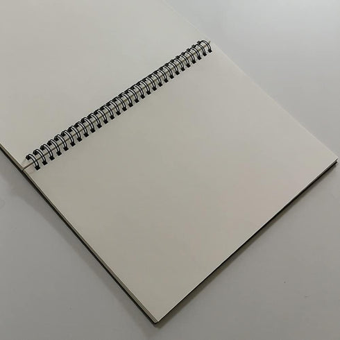 B5 Spiral Notebook/Spiral Journal Unruled, 100gsm Thick Blank Paper & Hard Kraft Cover, 65 Sheets (130 Pages), 3-Pack, 10.5" x 7.2", Gray by YUREE