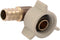 SharkBite 1/2 Inch NPSM Crimp 90 Degree Swivel Adapter Elbow, Brass Plumbing Fitting