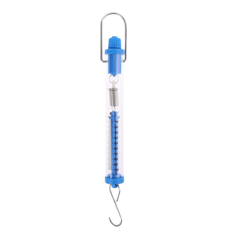 Dynamometer Spring Scale Transparent Spring Balance Hanging Tube Spring Scale 2.5N/10N for Physical Experiment