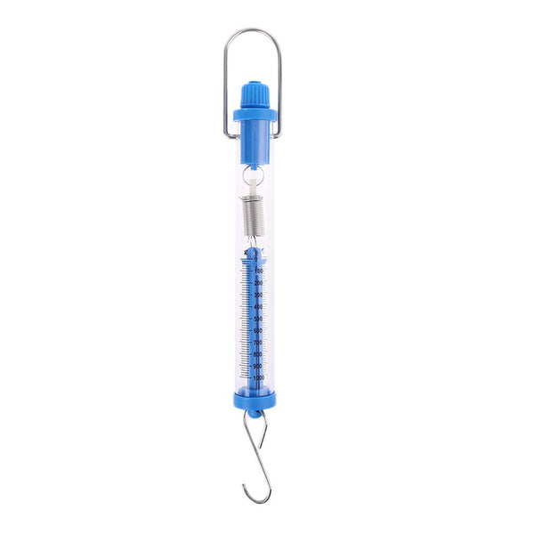 Dynamometer Spring Scale Transparent Spring Balance Hanging Tube Spring Scale 2.5N/10N for Physical Experiment