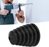 3Pcs Rubber Dust Cover for Electric Hammer Drill, Scalable Collector for 6mm-16mm Drill Bits (Black)