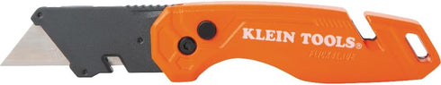 Klein Tools 44303 FLICKBLADE Folding Utility Knife, Blade Storage, Compact with Side Release Button