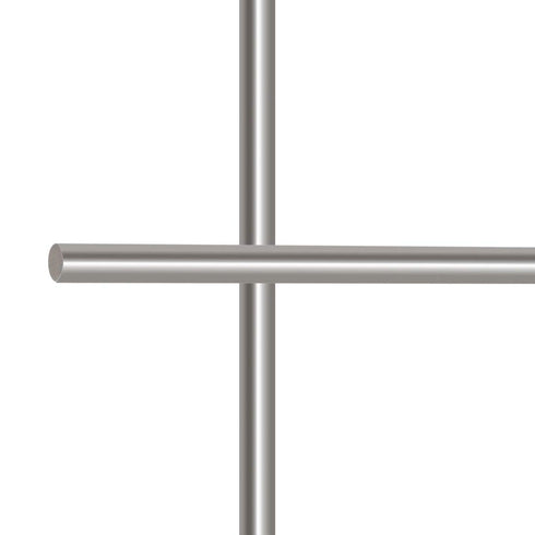 Glarks 2Pcs 6mm x 356mm Stainless Steel Solid Metal Round Rod for DIY RC Model Car, Helicopter, Airplane