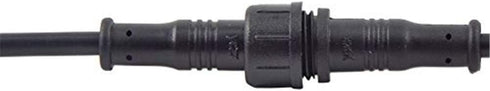 5Pairs 2pin Black Electrical Connector LED Connector for LED Lights 20cm Extension Cable 40cm/Pair 0.3mm 15mm Nut by WESIRI