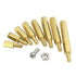 XINGYHENG 280pcs M2.5 Brass Male-Female Spacer Standoff Screw Nut Assortment Kit with Stainless Steel Screws