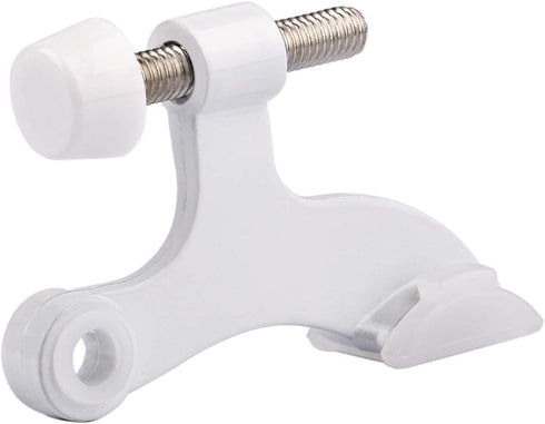 HOMOTEK 36 Pack Hinge Pin White Door Stopper, Adjustable Deluxe Heavy Duty Door Stopper 2-1/2"x1-3/4” with White Rubber