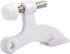 HOMOTEK 36 Pack Hinge Pin White Door Stopper, Adjustable Deluxe Heavy Duty Door Stopper 2-1/2"x1-3/4” with White Rubber