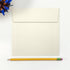 LUXPaper Square Invitation Envelopes | 6" x 6" | Natural Linen | Peel & Press | 80lb. Text | 50 Qty