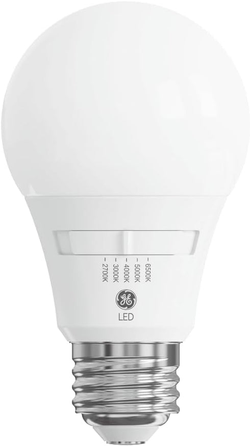 100 A19 Bulbs (2 Pack) GE Color Select LED Watt Replacement, General Purpose