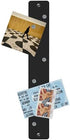 Three by Three Seattle 14 x 2.5 Inch Metal Mini Strip Magnetic Bulletin Board - 3 Pack, Black